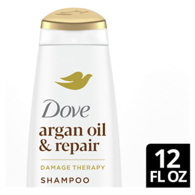 Dove Argan Oil & Repair Damage Therapy Shampoo, 12 fl oz, 12 Fluid ounce