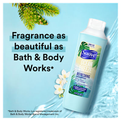 Suave Essentials Ocean Breeze Refreshing Shampoo Family Size, 22.5 fl oz