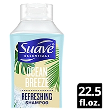 Suave Essentials Ocean Breeze Refreshing Shampoo Family Size, 22.5 fl oz