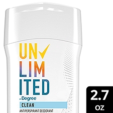 Degree Unlimited Antiperspirant Deodorant Clean 2.7 oz
