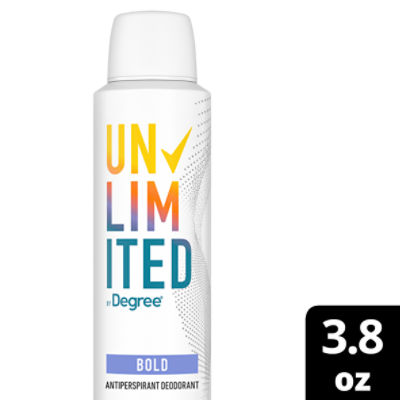 Degree Unlimited Antiperspirant Deodorant Spray Bold 3.8 oz