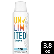 Degree Unlimited Antiperspirant Deodorant Clean 3.8 oz