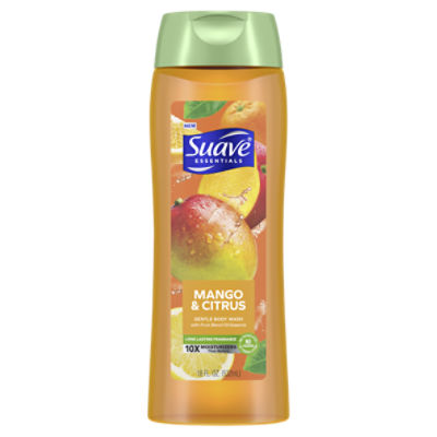 Suave Essentials Mango & Citrus Gentle Body Wash, 18 fl oz