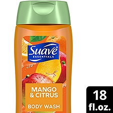 Suave Essentials Gentle Body Wash, Mango & Citrus 18 oz