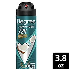 Degree Men Antiperspirant Deodorant Dry Spray Coconut Rush 3.8 oz