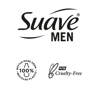 Suave Men Sensitive Skin Body + Face Wash, 18 fl oz
