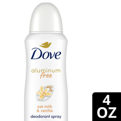 Dove Deodorant Spray Oat Milk & Vanilla 4 oz ShopRite
