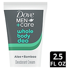 Dove Men+Care Whole Body Deodorant Cream, 2.5 fl oz
