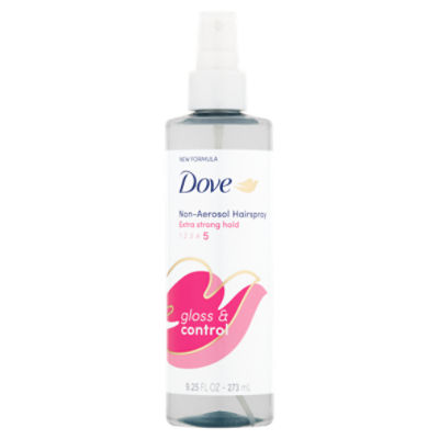 Dove Gloss & Control Non-Aerosol Hairspray, 9.25 fl oz, 9.25 Fluid ounce