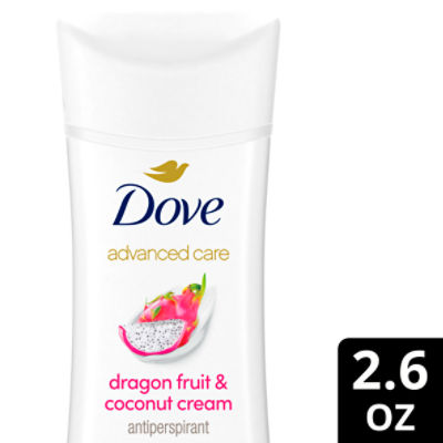 Dove Advanced Care Dragon Fruit & Coconut Cream Antiperspirant Deodorant, 2.6 oz