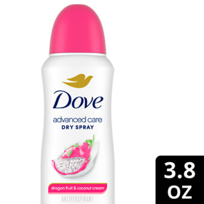 Dove Advanced Care Dragon Fruit & Coconut Cream Antiperspirant Deodorant Dry Spray, 3.8 oz