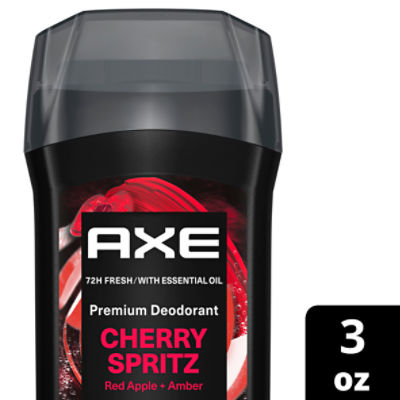 Axe Cherry Spritz Red Apple + Amber Premium Deodorant, 3 oz