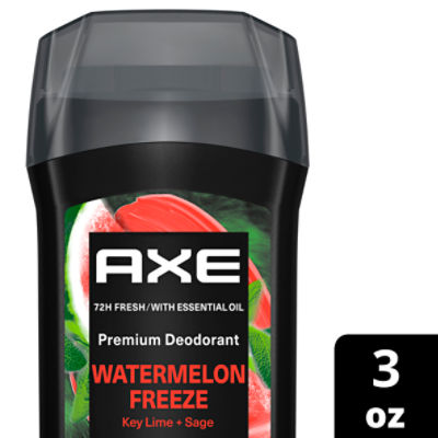 Axe Watermelon Freeze Key Lime + Sage Premium Deodorant, 3 oz