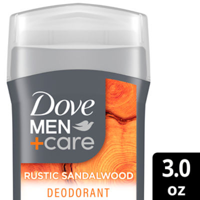 Dove Men+Care Rustic Sandalwood Deodorant, 3.0 oz