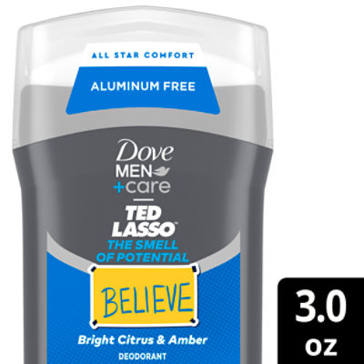 Dove Men+Care Ted Lasso The Smell of Potential Deodorant Limited Edition Collection, 3.0 oz