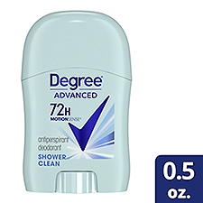 Degree Advanced MotionSense 72H Shower Clean, Antiperspirant Deodorant, 0.5 Ounce