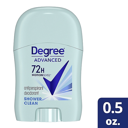 Degree Advanced MotionSense 72H Shower Clean Antiperspirant Deodorant, 0.5 oz