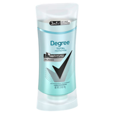 Degree Total Protection Classic Antiperspirant Deodorant, 2.6 oz Image 7 of 7