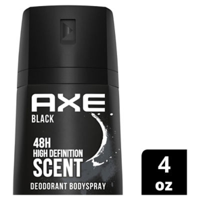 Axe Black Frozen Pear & Cedarwood Scent Deodorant Bodyspray, 4 oz, 4 Ounce