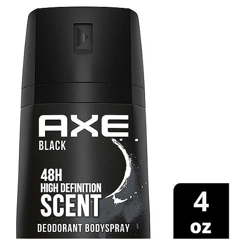 Axe Black Frozen Pear & Cedarwood Scent Deodorant Bodyspray, 4 oz