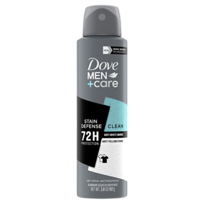 Luxe heilig uitgehongerd Dove Men+Care Antiperspirant Deodorant Dry Spray Stain Defense Clean 3.8 oz
