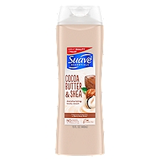 Suave Essentials Creamy Cocoa Butter and Shea, Body Wash, 15 Fluid ounce