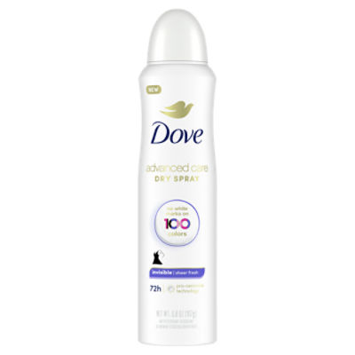 Dove Advanced Care Invisible Dry Spray Antiperspirant Deodorant Sheer ...