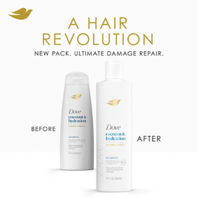 Dove Coconut & Hydration Shampoo, 12 fl oz Image 5 of 21