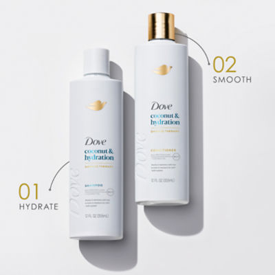 Dove Coconut & Hydration Shampoo, 12 fl oz Image 6 of 21