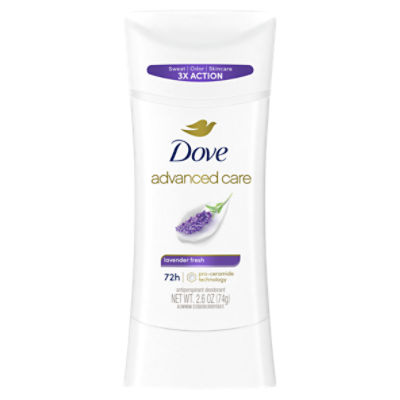 Dove Advanced Care Lavender Fresh 48h Antiperspirant Deodorant, 2.6 oz