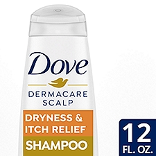 Dove DermaCare Scalp Dryness & Itch Relief, Anti-Dandruff Shampoo, 12 Ounce