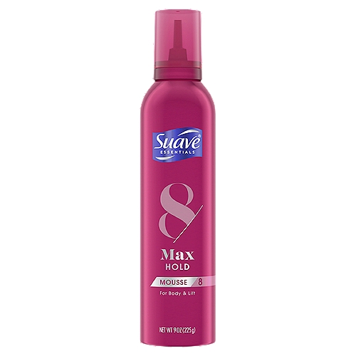 Suave Essentials Max Hold Mousse, 9 oz - Styling Products