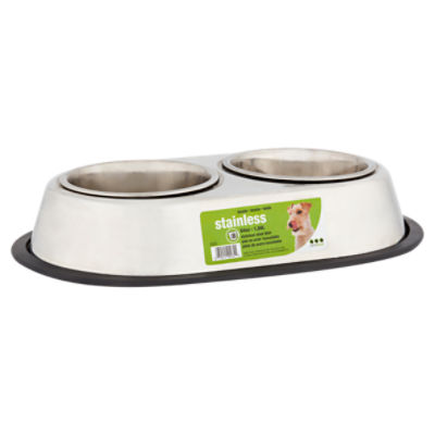 Van Ness Double 64 Oz Stainless Steel Pet Dish