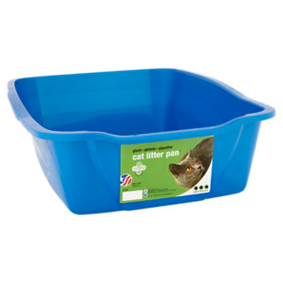 VAN NESS High Side Corner Cat Litter Pan, Blue 