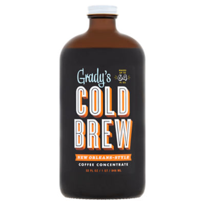 Grady's Cold Brew New Orleans-Style Coffee Concentrate, 32 fl oz