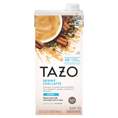 Tazo Skinny Chai latte Black Tea Concentrate Black tea 32 oz