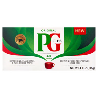 PG Tips Original Tea Bags, 40 count, 4.1 oz