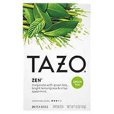 Tazo Green Tea, Tea Bags, 1.5 Ounce