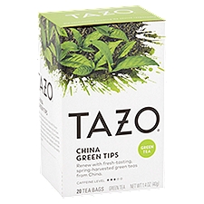 Tazo China Green Tips Green, Tea Bags, 1.4 Ounce