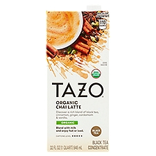 Tazo Organic Chai Latte Black Tea Concentrate, 32 fl oz