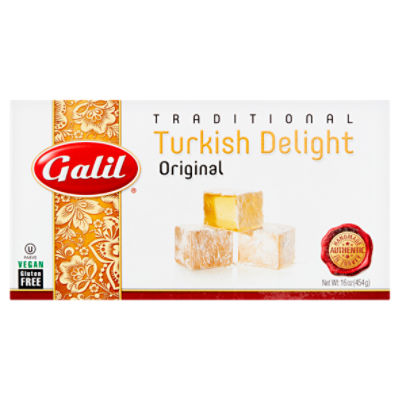 Galil Traditional Original Turkish Delight, 16 oz