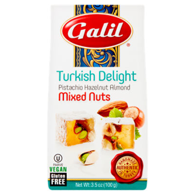 Galil Mixed Nuts Turkish Delight, 3.5 oz