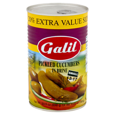 Galil Pickled Cucumbers in Brine, 23 fl oz