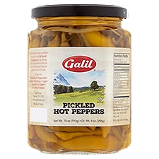 Galil Pickled Hot Peppers, 18 oz