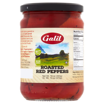 Galil Roasted Red Peppers, 19 oz
