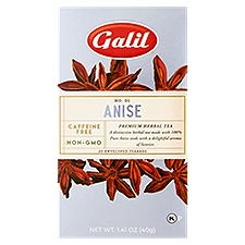 Galil No. 1 Anise Premium Herbal Teabags, 20 count, 1.41 oz