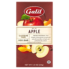 Galil No. 02 Apple Premium Herbal Teabags, 20 count, 1.41 oz