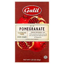 Galil No. 09 Pomegranate Premium Herbal Teabags, 20 count, 1.23 oz