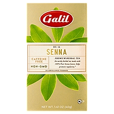 Galil No. 14 Senna Premium Herbal Teabags, 20 count, 1.41 oz