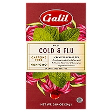 Galil No. 16 Cold & Flu Premium Herbal Teabags, 16 count, 0.84 oz